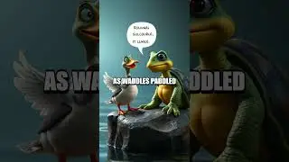 The Whimsical Race of a Daring Duck