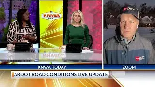 Arkansas Department of Transportation gives us a live update of the road conditions