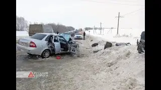 Opel Astra и Lada Priora столкнулись в Самарской области