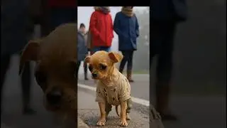 cute puppy | puppy in winter | Emotional story | cartoon story