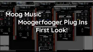 Moogerfooger Plug Ins-First Look!