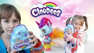 Распаковка игрушек! Питомец в облаке Cloudees!
