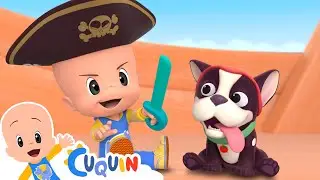 Cuquin's pirate surprise treasure chests | Cleo & Cuquin Educational Videos for Children
