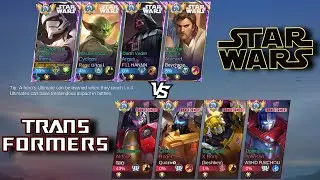 Transformers vs star war ( intense match) kimmy global imposter #mlbb