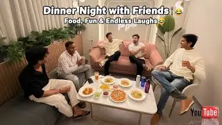Dinner Night with Friends 🍽️ | Food, Fun & Endless Laughs @Rushikeshrautvlogs 