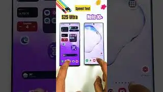 Speed Test S25 Ultra vs Note 10 Plus 5 years old #s25ultra #s25 #iphone #iphone17pro