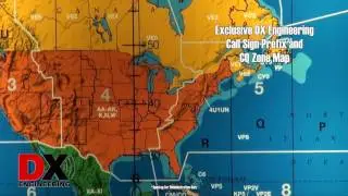 DX Engineering Exclusive Geochron Ham Map