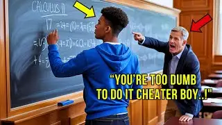 Elite Teacher Accused Black Student of Cheating In Math Lecture &mdash; Truth Shocked the Whole Class...