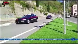 Blitz antimafia a Cetraro: 8 indagati per estorsioni, furti e armi