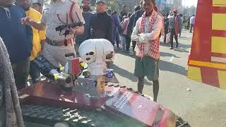 Fire brigadier explain about fire safety equipment  Rahagiri jeypore