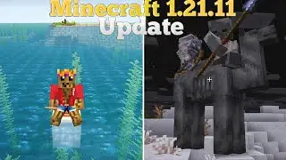 Minecraft 1.21.11 Update! Spears, Nautiluses, Camel Riders!