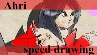 Ahri speed paint by coolnessgod
