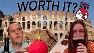 Is it Worth the Money? Eating at a Michelin Star Restaurant in Rome, Italy! Italy Video!