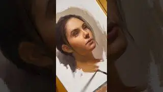 HOW TO PAINT A PORTRAIT 🎨🖌️ #artist