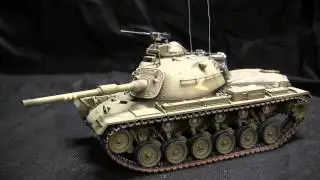 1/35th scale IDF M48A4 style Magach Patton tank 1972 / 73 model showcase video