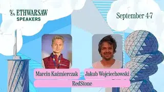 Big Announcement From RedStone | Marcin Kaźmierczak, Jakub Wojciechowski | ETHWarsaw [4]