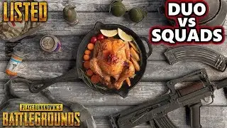 Duo vs Squads  | Listed | PlayerUnknown's Battlegrounds Gameplay | #PUBG Listedez