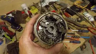 ford 3 brush 6v positive ground generator rewire.