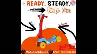 Ready, Steady,  Ride On | Evergreen Hot Wheel | Make Your Life Full Of Enjoy | Shah Plastic Goods.