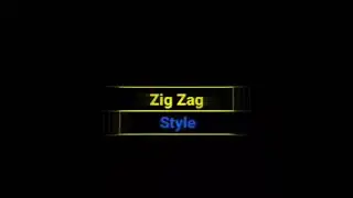 ZIG ZAG TEXT EFFECT SHORT VIDEO