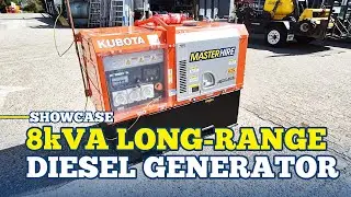 8kVA Diesel Generator Showcase | Master Hire