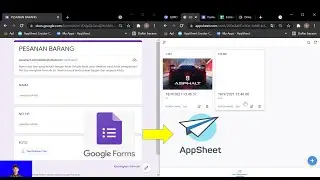 Appsheet - Demo Aplikasi Integrasi Google Form dengan Appsheet