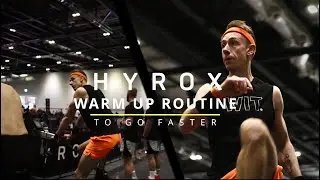 hyrox competition warm up routine // hyrox mobility drills // hyrox training warm up mobility