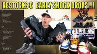 MAJOR SHOCK DROPS 😱 UNION x FRAGMENT EARLY DROP + RESTOCK LEAKED?! ALL-STAR WEEKEND