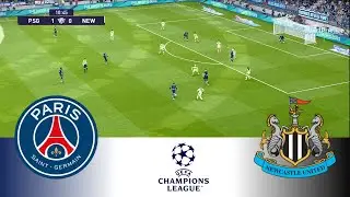 PSG vs Newcastle United - Uefa Champions League 2025/26 Full Match | Pes 21 Gameplay