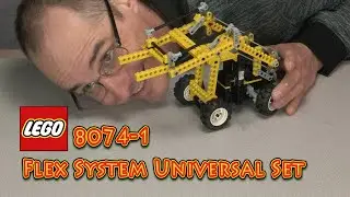 LEGO&reg; 8074-1 Review: Flex System Universal Set aufgebaut als Gabelstapler vom Jahr 1991 - LY-00339