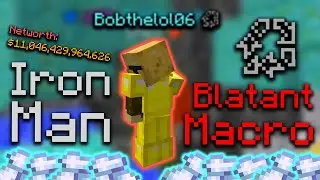 11 BILLION Coin Ironman Co-op Cheats? | Minute Macro | Hypixel Skyblock