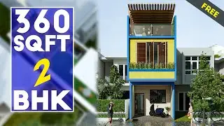 12X30 Feet Small House With 2 Bedroom House Tour #kkhomedesign