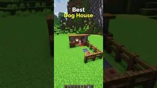 How to Make the Best Dog House in Minecraft &ndash; Cute Pet House | CupSapling #minecraft #shorts #easy