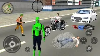 Spider Rope Hero Ninja Game - Complete 4 Star - Android Gameplay #1