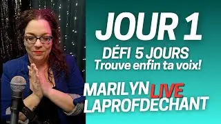 Jour 1 Defi 5 jours: Trouve enfin ta voix!