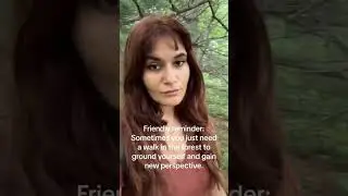 Reminder to take walks to clear your head 🌳 #walking #mentalhealth #selfhelp #lifehack #grounding