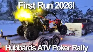 Покерный слет клуба любителей квадроциклов Hubbards Nova Scotia ATV Club 2026. Холодные обледенел...