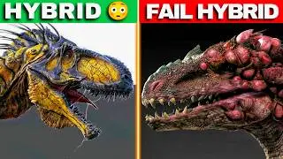 All Hybrid Dinosaurs form Jurassic park to Jurassic world rebirth 🤯| D-Rex