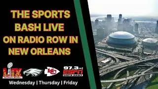 The Sports Bash at Super Bowl 59 Media Row Day One (2-5-25)