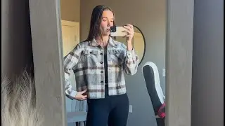 Honest review of the Zeagoo Flannels for Women Cropped Shacket Jacket | Fall Fashion | Amazon Finds