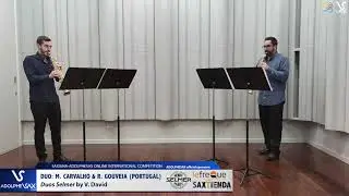 DUO M. CARVALHO & R. GOUVEIA play Duos Selmer by V. David #adolphesax