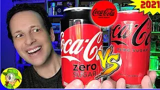 COCA-COLA&reg; ZERO SUGAR VS NEW COKE ZERO&trade; SUGAR 2021 Review 🥤🆚🥤 IS IT BETTER?! 🤔 Peep THIS Out! 🕵️&zwj;♂️