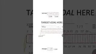 Meeting Outline - pre-filled goal tracker #money