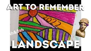 Art To Remember Art Project Fourth and Fifth grade Follow along video