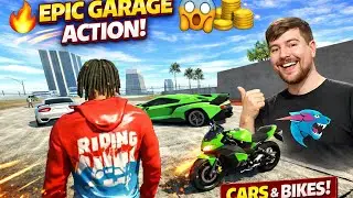 MrBeast Garage Challenge 😱 | Supercars vs Bikes 🔥 GTA Style Gameplay#gaming