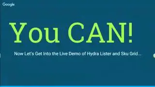Демонстрация Hydra Lister и Sku Grid в режиме реального времени. Как это работает?