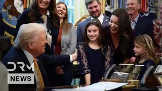 WATCH: Trump Asks Child to Speak in Oval Office During Whole Milk Bill Signing | AC1G