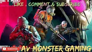 PUBG MOBILE | Av Monster is Live |  Road to 1k subscribers |