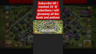 my books and potion collection from gold pass # coc #subsribe