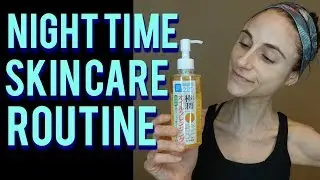 My nightime skin care routine with Hada labo cleansing oil 🙆💦